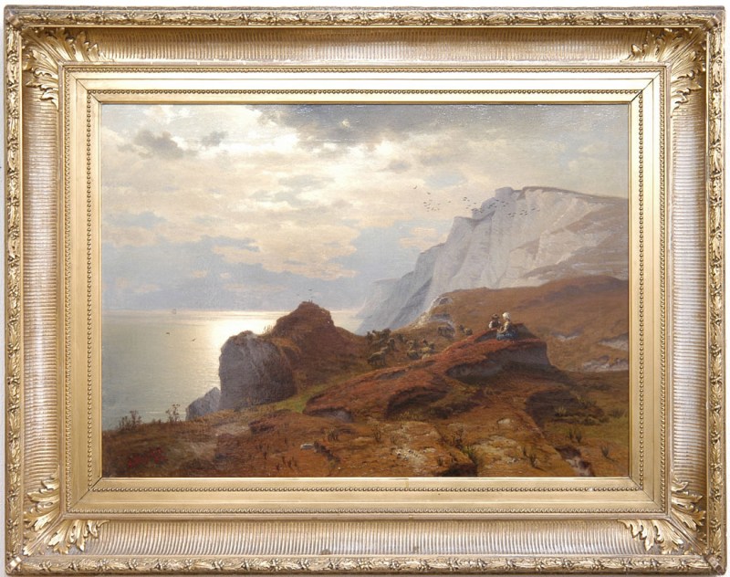 230164 Untitled Seaside Scene 1876